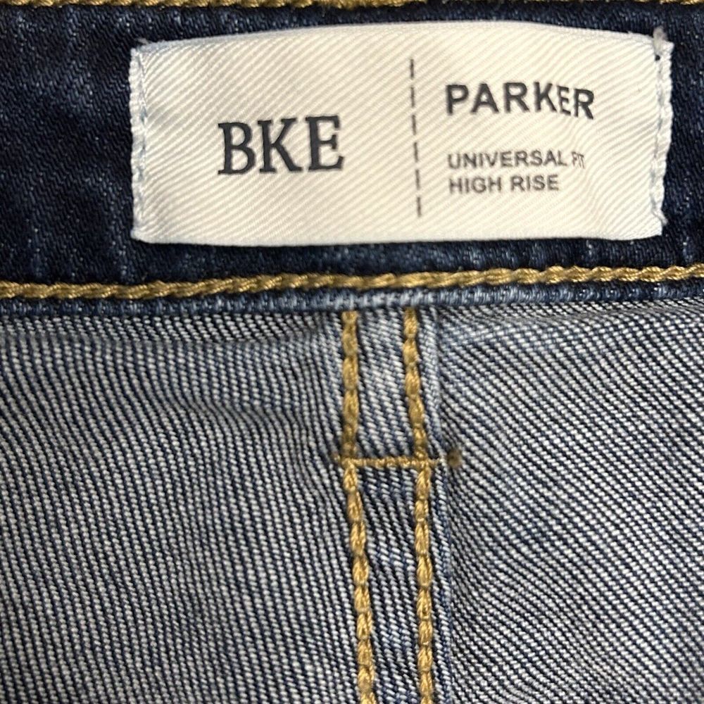 BKE‎ Women Size 34 Parker Universal Fit High Rise Raw Hem Frayed Distressed Rips - Picture 8 of 8